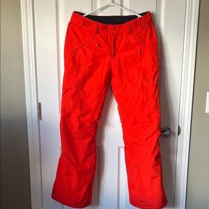 The North Face Women's Bright Red Snow Pants (short)